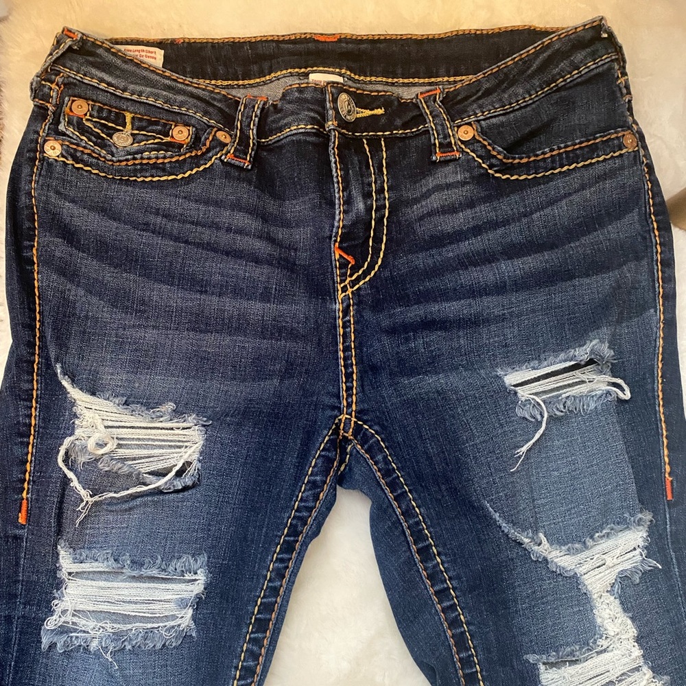 True Religion Jean Shorts size 33